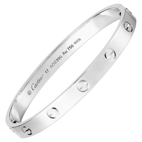 cartier love bracelet white gold|cartier love bracelet cheapest.